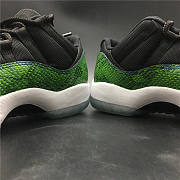 Nike Air Jordan 11 Retro Low Green Snakeskin 528895-033 - 3