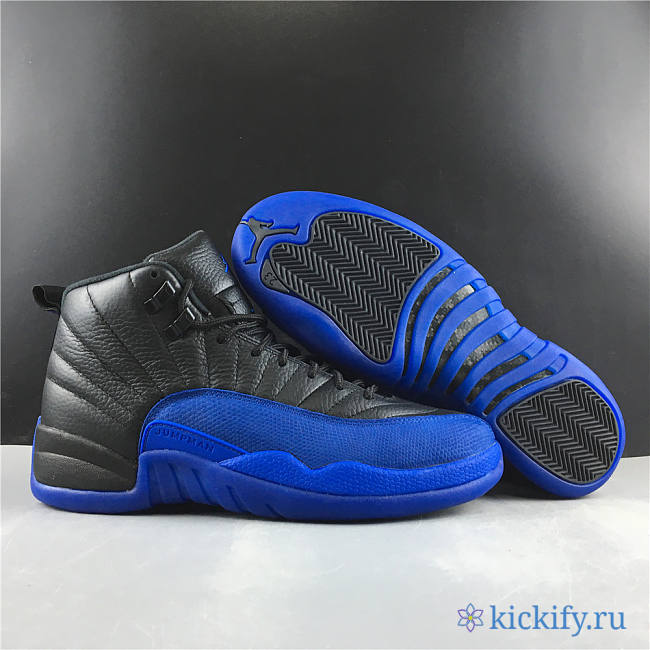 Nike Air Jordan 12 Retro Black Game Royal 130690-014 - 1