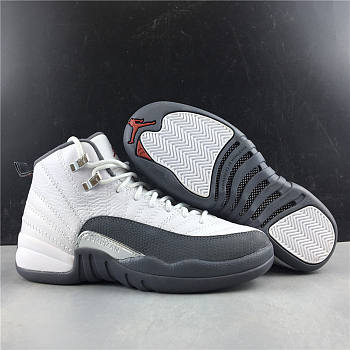 Nike Air Jordan 12 Retro White Dark Grey 153265-160