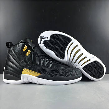 Nike Air Jordan 12 Retro Black Metallic Gold White AO6068-007