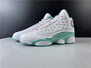 Nike Air Jordan 13 Retro White Soar Green Pink 439358-100 - 6