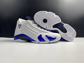 Nike Air Jordan 14 Retro White Hyper Royal 487471-104