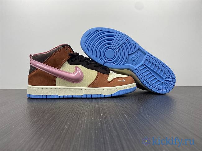 Nike Dunk Mid Social Status Free Lunch Chocolate Milk DJ1173-700 - 1