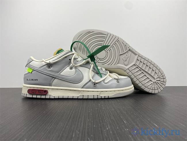 Nike Dunk Low Off-White Lot 25 DM1602-121 - 1