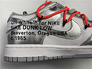 Nike Dunk Low Off-White Silver CT0856- 800 - 4