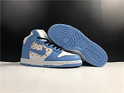 Nike Dunk High Pro SB Supreme Blue Stars 307385-141 - 1