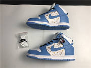 Nike Dunk High Pro SB Supreme Blue Stars 307385-141 - 2
