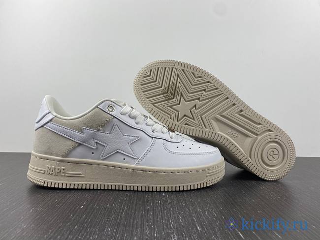 A Bathing Ape Bape Sta Creamy White 1G70191042 - 1