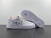 A Bathing Ape Bape Sta BAPY White Pink 1H21SN0061C - 1