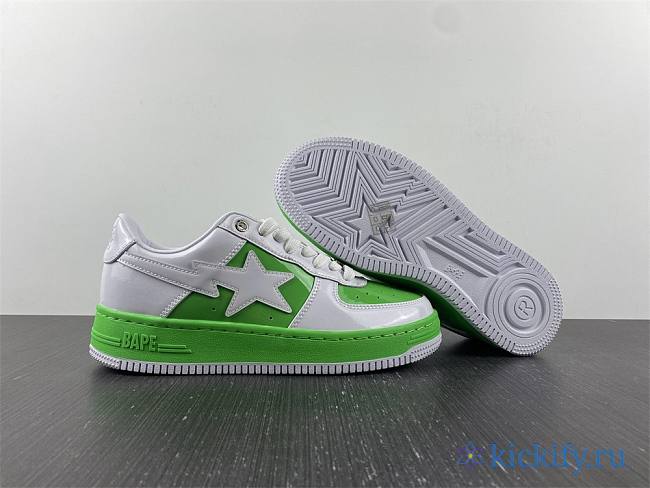 A Bathing Ape Bape Sta White Light Green 1H70191005 - 1