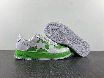 A Bathing Ape Bape Sta White Light Green 1H70191005