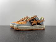 A Bathing Ape Bape Sta Low Grey Orange 1H70191002 - 6
