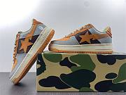 A Bathing Ape Bape Sta Low Grey Orange 1H70191002 - 5