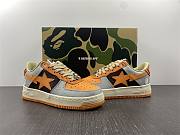 A Bathing Ape Bape Sta Low Grey Orange 1H70191002 - 2