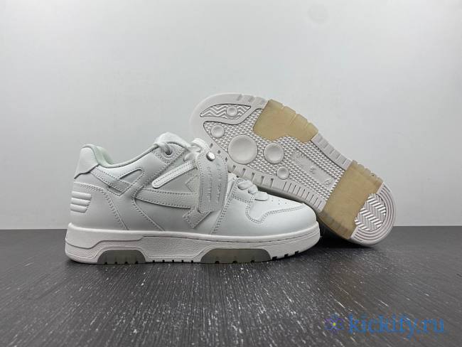 OFF-WHITE Out Of Office OOO Low Tops Triple White OMIA189C99LEA0010100 - 1