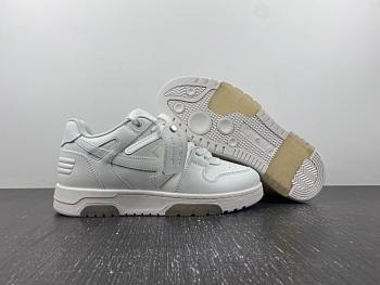 OFF-WHITE Out Of Office OOO Low Tops Triple White OMIA189C99LEA0010100