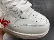 OFF-WHITE Out Of Office OOO Low Tops For Walking White White Red SS22 OMIA189S22LEA0030125 - 4