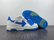 OFF-WHITE Out Of Office OOO Low Tops White Blue (FW22) OMIA189F22LEA0014501 - 1