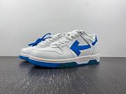 OFF-WHITE Out Of Office OOO Low Tops White Blue (FW22) OMIA189F22LEA0014501 - 5