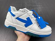 OFF-WHITE Out Of Office OOO Low Tops White Blue (FW22) OMIA189F22LEA0014501 - 4