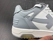 OFF-WHITE Out Of Office OOO Low Tops Grey White OMIA189S22LEA0010109 - 3