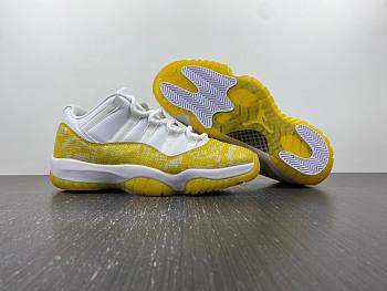 Nike Air Jordan 11 Retro Low Yellow Snakeskin (Women's) AH7860-107
