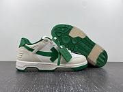 OFF-WHITE Out Of Office OOO Low Tops White Green 2021 OMIA189R21LEA0010155 - 1