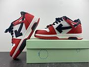 OFF-WHITE Out Of Office OOO Low Tops Black White Red OMIA189S22LEA0012510 - 5