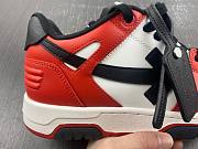 OFF-WHITE Out Of Office OOO Low Tops Black White Red OMIA189S22LEA0012510 - 2