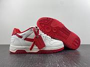 OFF-WHITE Out Of Office OOO Low Tops White RedOMIA189S22LEA0010125 - 1