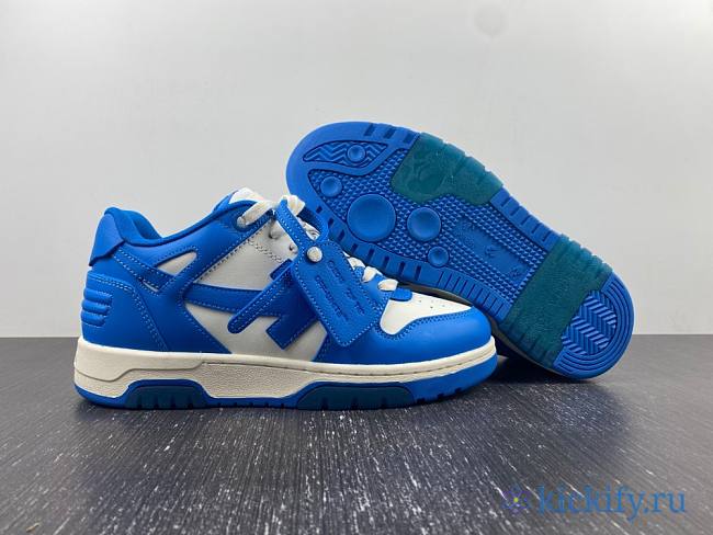 OFF-WHITE Out Of Office OOO Low Tops White Blue (FW22) - 1