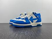 OFF-WHITE Out Of Office OOO Low Tops White Blue (FW22) - 5
