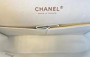 Chane1 Flap Bag Caviar in White 25cm with - 6