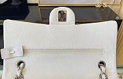 Chane1 Flap Bag Caviar in White 25cm with - 4