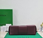 B0ttega Veneta Arco Tote Burgundy Bag - 5