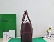 B0ttega Veneta Arco Tote Burgundy Bag - 2