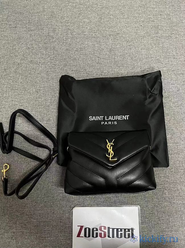 YS1 LOULOU TOY STRAP BAG BLACKU TOY STRAP BAG BLACK - 1
