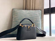 Louis Vittan Capucines Mini Bag M56669 in Black - 5