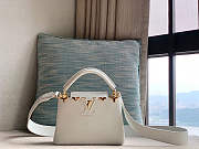 Louis Vittan Capucines Mini Bag M56669 in White - 1