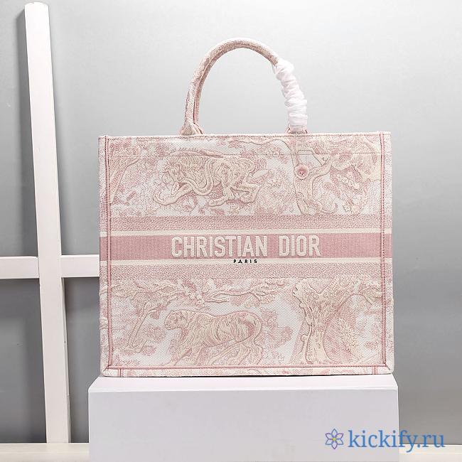 Louis Vittan Book Tote Handbag pink - 1