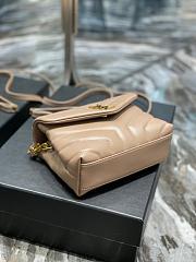 YS1 LOULOU TOY STRAP BAG NUDE - 2