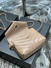 YS1 LOULOU TOY STRAP BAG NUDE - 5