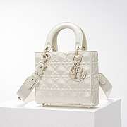 Dior lady Bag White 20cm - 4