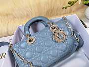 Dior Lady D-Joy Blue Bag 26CM - 2