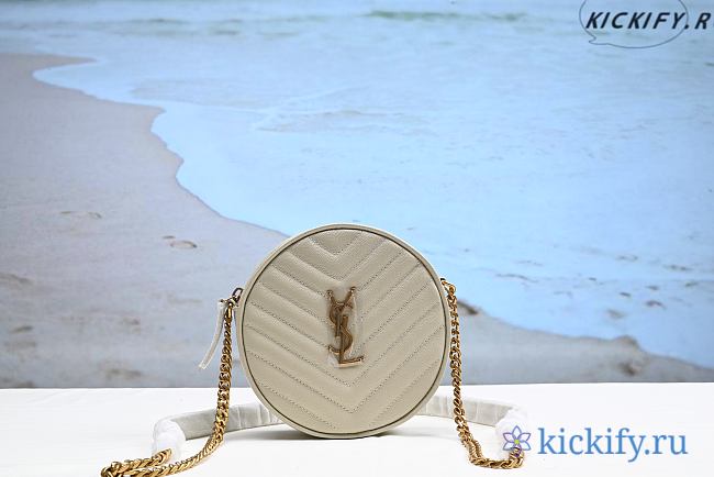 YSL Vinyle Round Camera Bag - 1