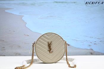 YSL Vinyle Round Camera Bag