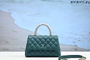 Chanel Coco Handle Gold Caviar green - 1
