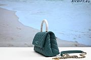 Chanel Coco Handle Gold Caviar green - 3