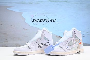 Nike Air Jordan 1 Retro High Off-White White AQ0818-100