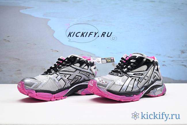 BALICIAGA Pink Metallic Runners W3RBW - 1